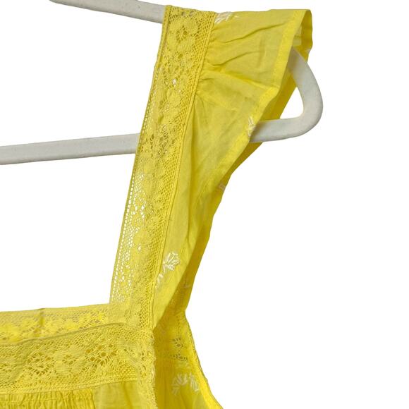 NWT Free People Beautiful Fleurs Lace Sleeve Blouse - Picture 8 of 14